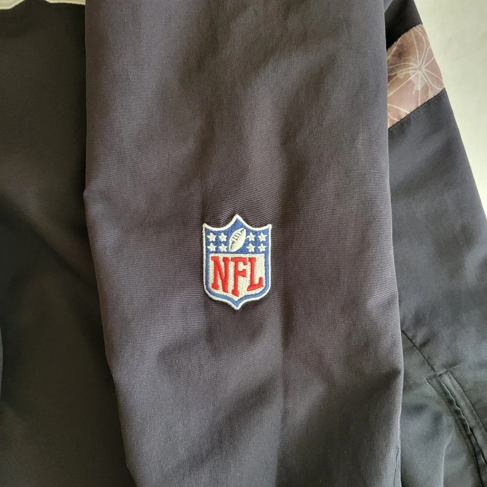 Vtg Oakland Raiders NFL Womens M Reebok On Field Windbreaker Jacket‎ PLEASE READ